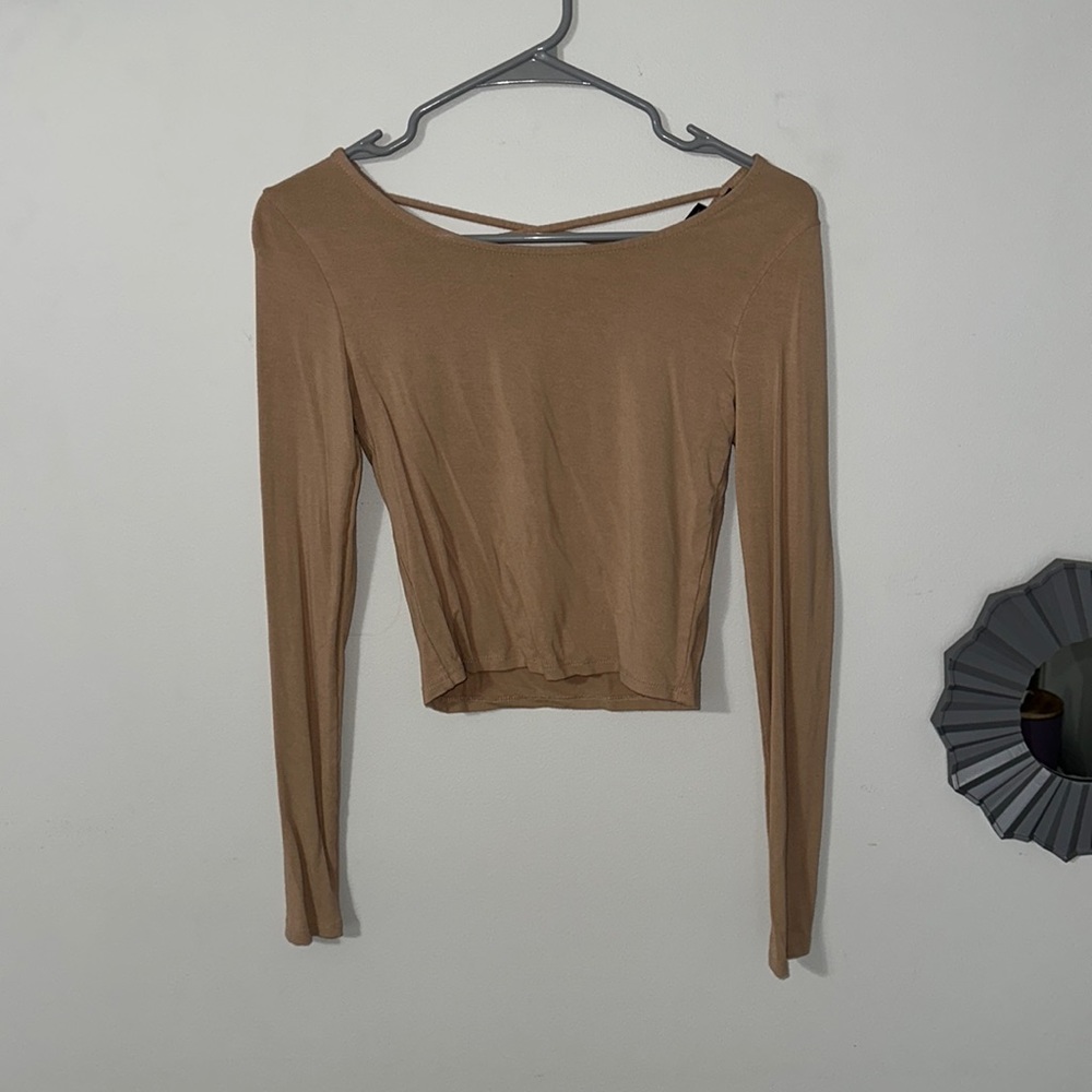 tan long sleeve